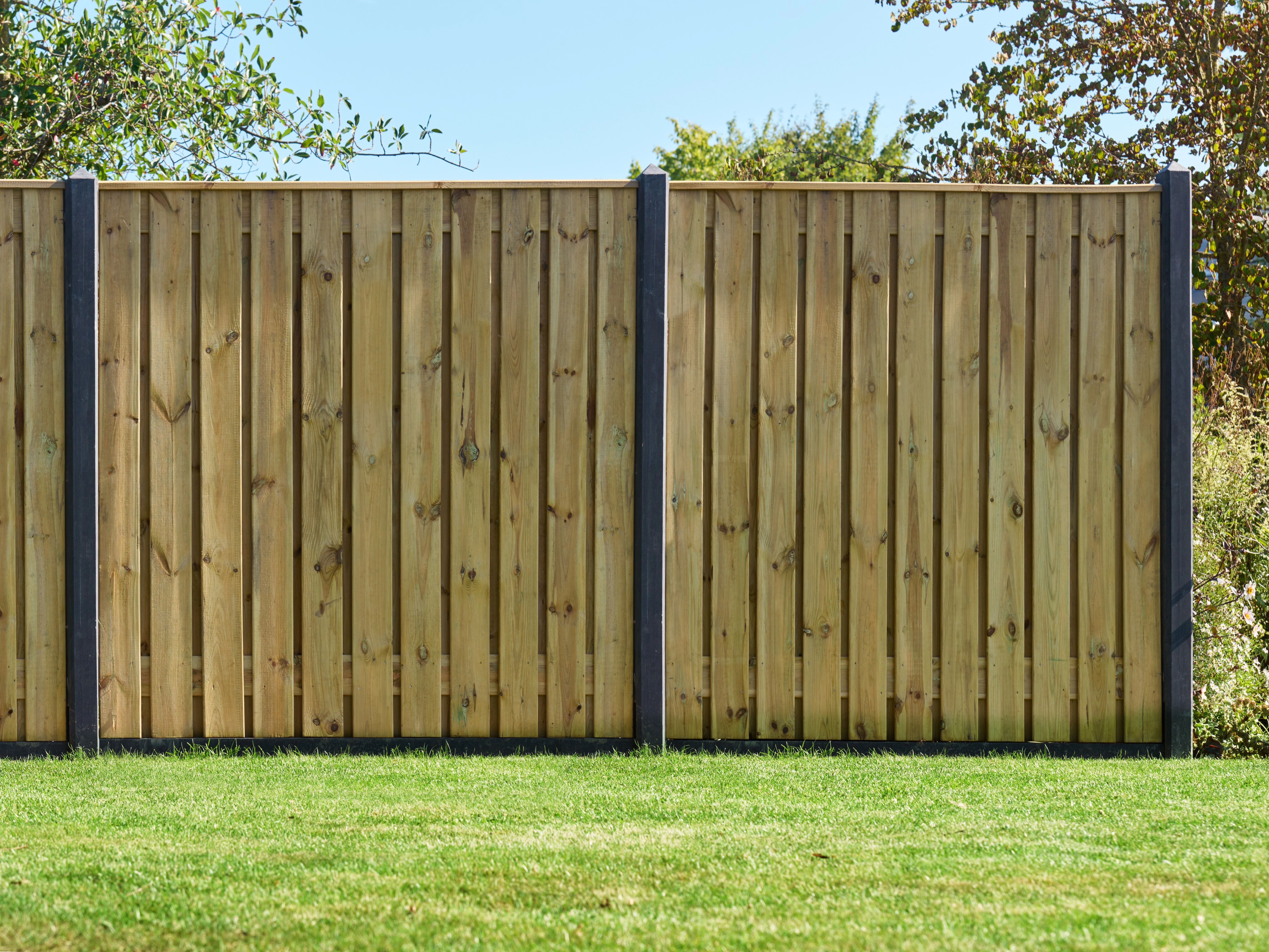 Grenen Schutting Geschaafd Groen Geïmpregneerd 180 x 180 cm - Afbeelding 2